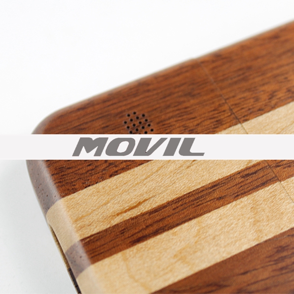 NP-2386 Funda de auténtica madera de bambú para Samsung Galaxy S5-2